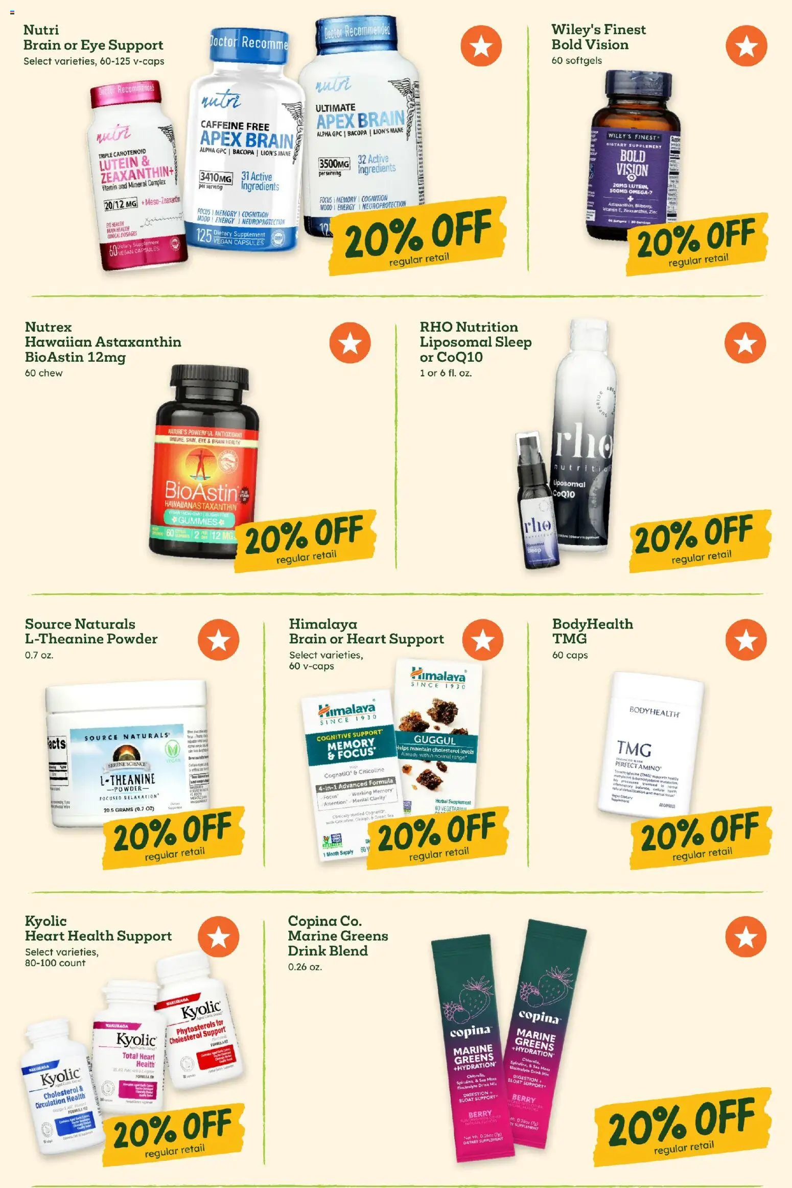 Sprouts Monthly Ad - valid from 25.02.2026 | Page: 28 | Products: Vitamin, Zinc, Powder, Greens