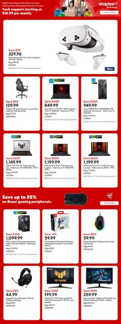 Preview of Staples weekly flyer / circulaire from shop Staples valid from 19.12.2025 | Page: 5