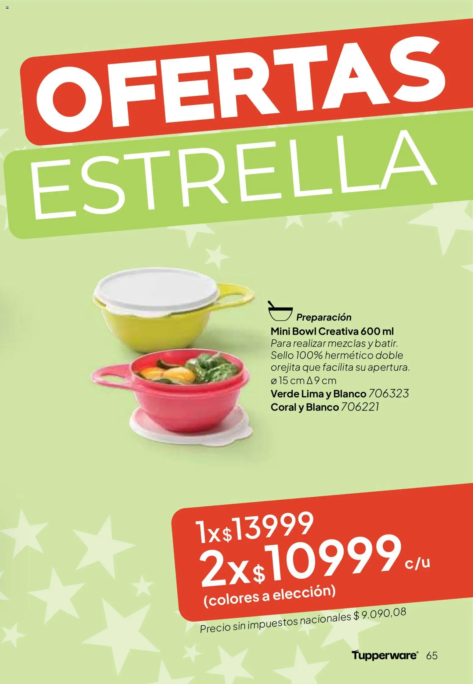 Tupperware Folleto │ válido desde el 09.03.2026 | Página: 66 | Productos: Bowl, Lima