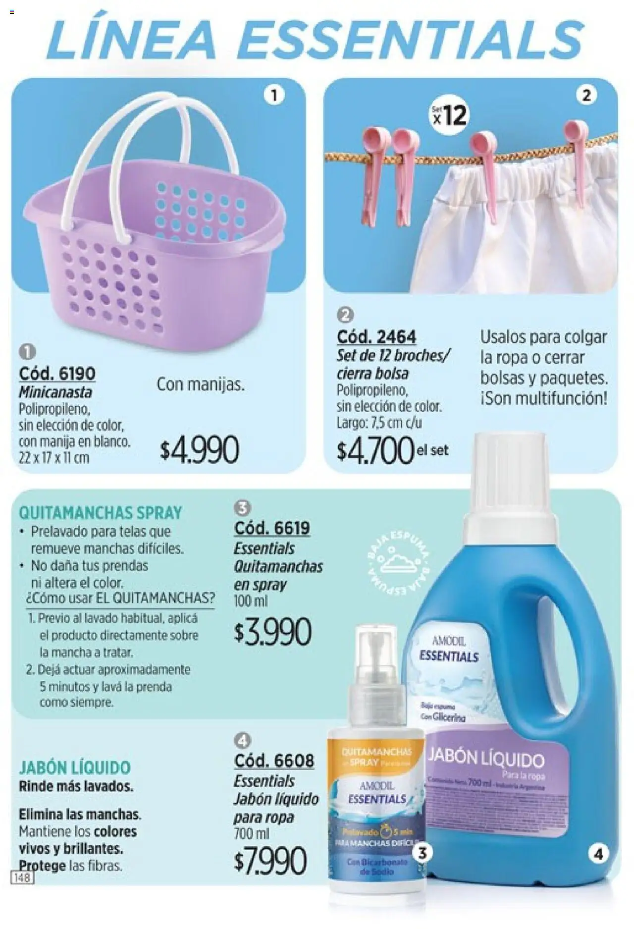 Catálogo Amodil Campaña 12 │ válido desde el 26.06.2025 | Página: 148 | Productos: Sobre, Jabón líquido, Jabón, Ropa