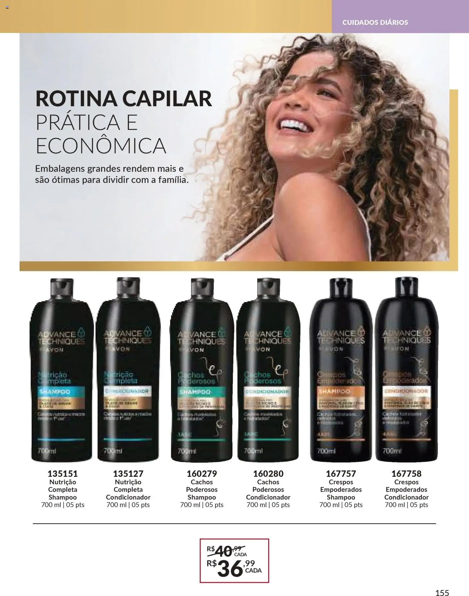Avon Folheto - válido de 29.10.2025 | Página: 155 | Produtos: Shampoo, Condicionador