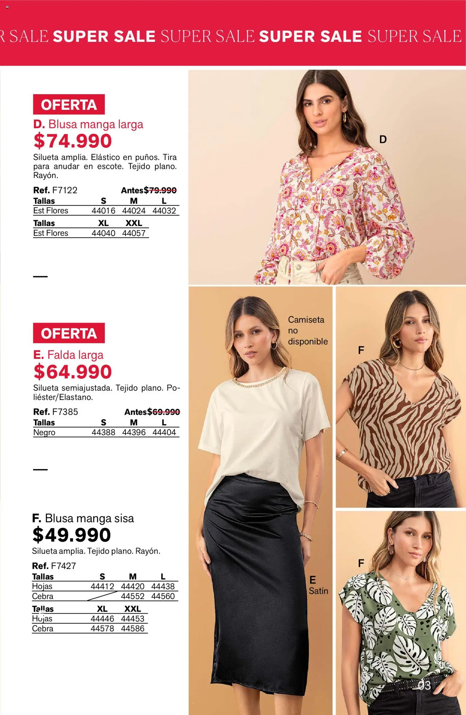 Leonisa revista - valida desde el 01.01.2026 | Página: 3 | Productos: Falda, Camiseta, Blusa