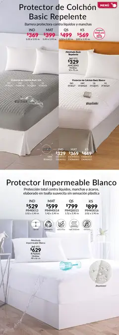 Vista previa de Colchas Concord catálogo, nuevo folleto de la tienda, válido en México a partir del 01.02.2026 | Página: 104 | Productos: Toalla, Repelente, Colchón, Almohada