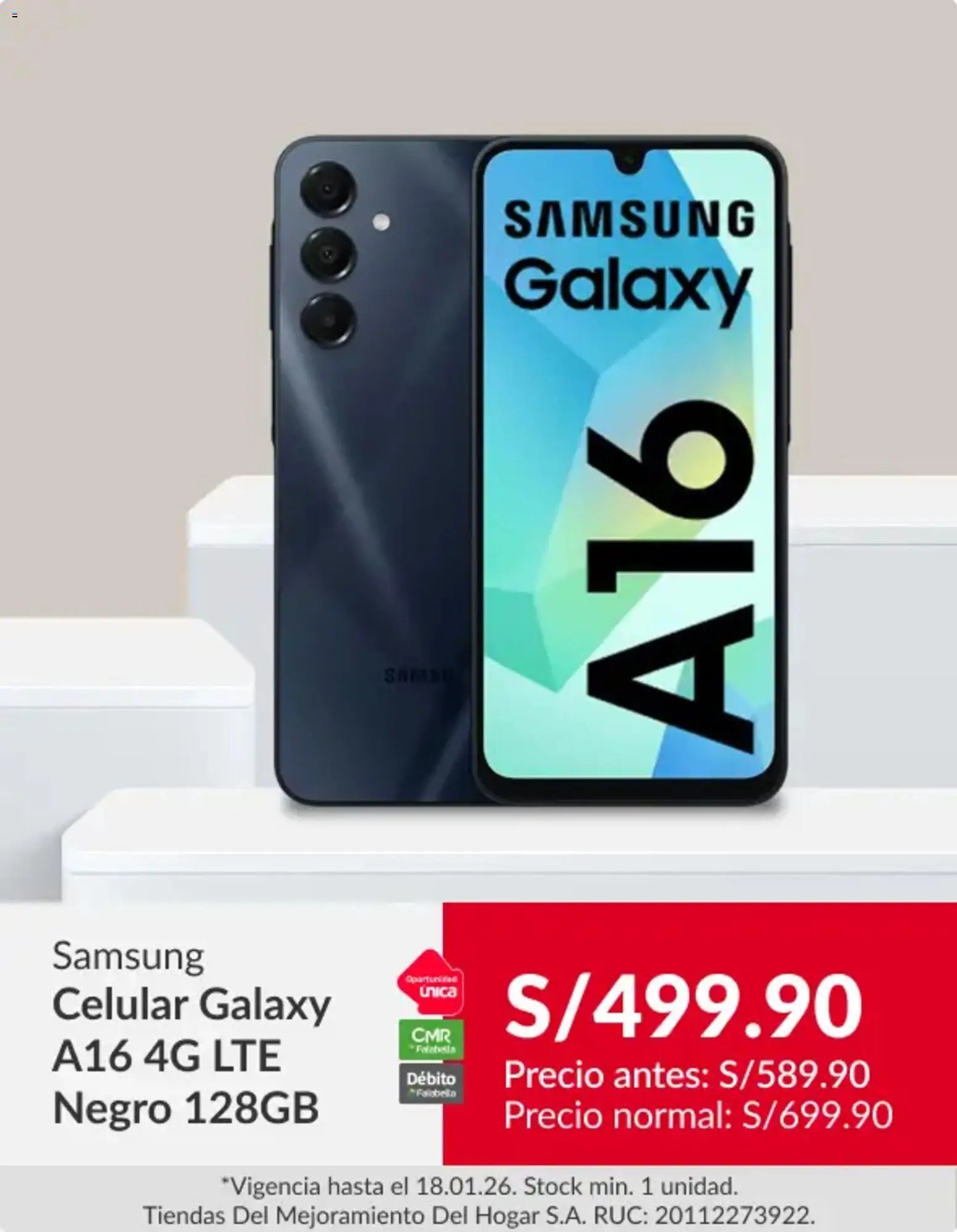 Catálogo Sodimac válido desde 12.01.2026 | Página: 1 | Productos: Celular