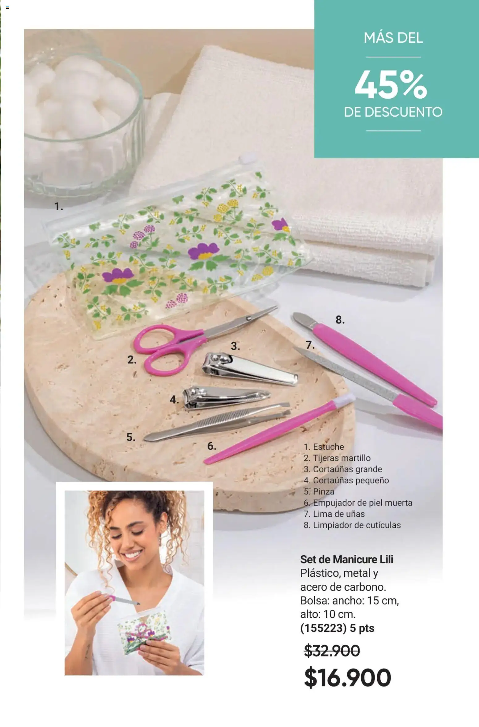 Avon revista - valida desde el 17.11.2025 | Página: 93 | Productos: Estuche, Bolsa, Lima de uñas, Limpiador