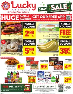 Preview of Lucky Supermarkets weekly ads valid from 28.11.2025 | Page: 1