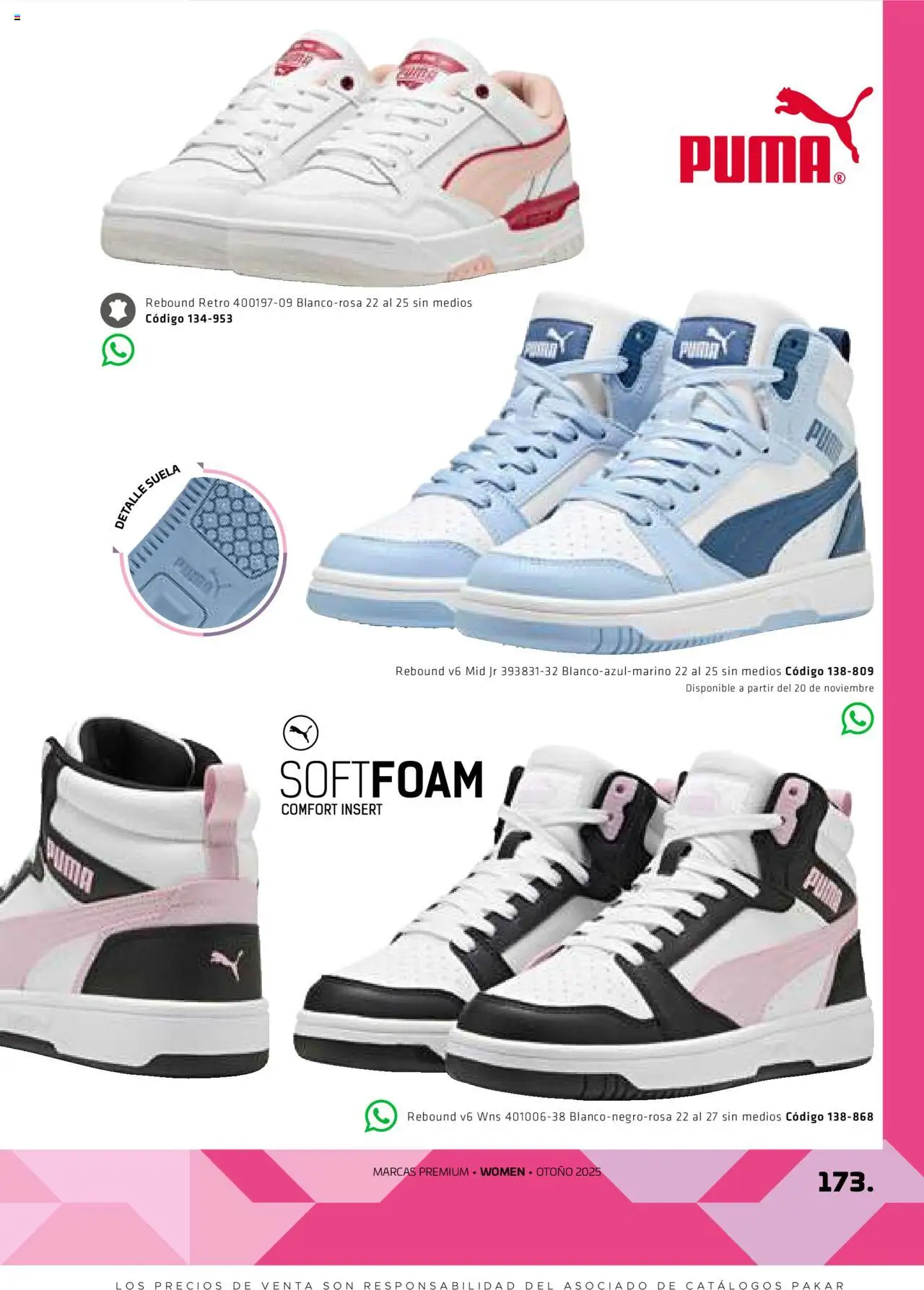 Nuevas ofertas de SC Pakar válidas en toda la República Mexicana desde el 29.08.2025. ¡Encuentra las mejores ofertas en SC Pakar - Catálogo Otoño Women! | Página: 173