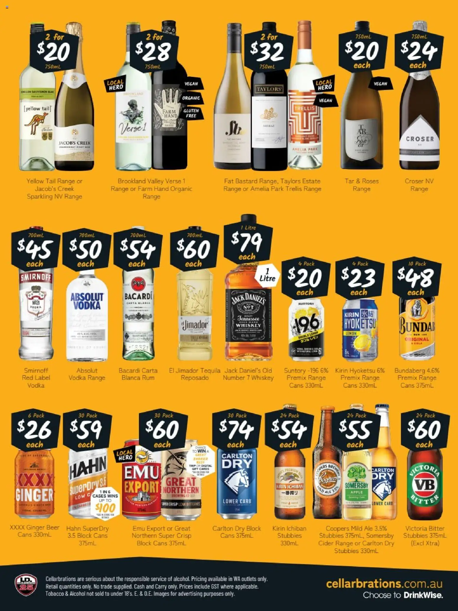 Cellarbrations catalogue - valid from 01.12.2025 | Page: 2 | Products: Vodka, Whiskey, Rum, Lemon