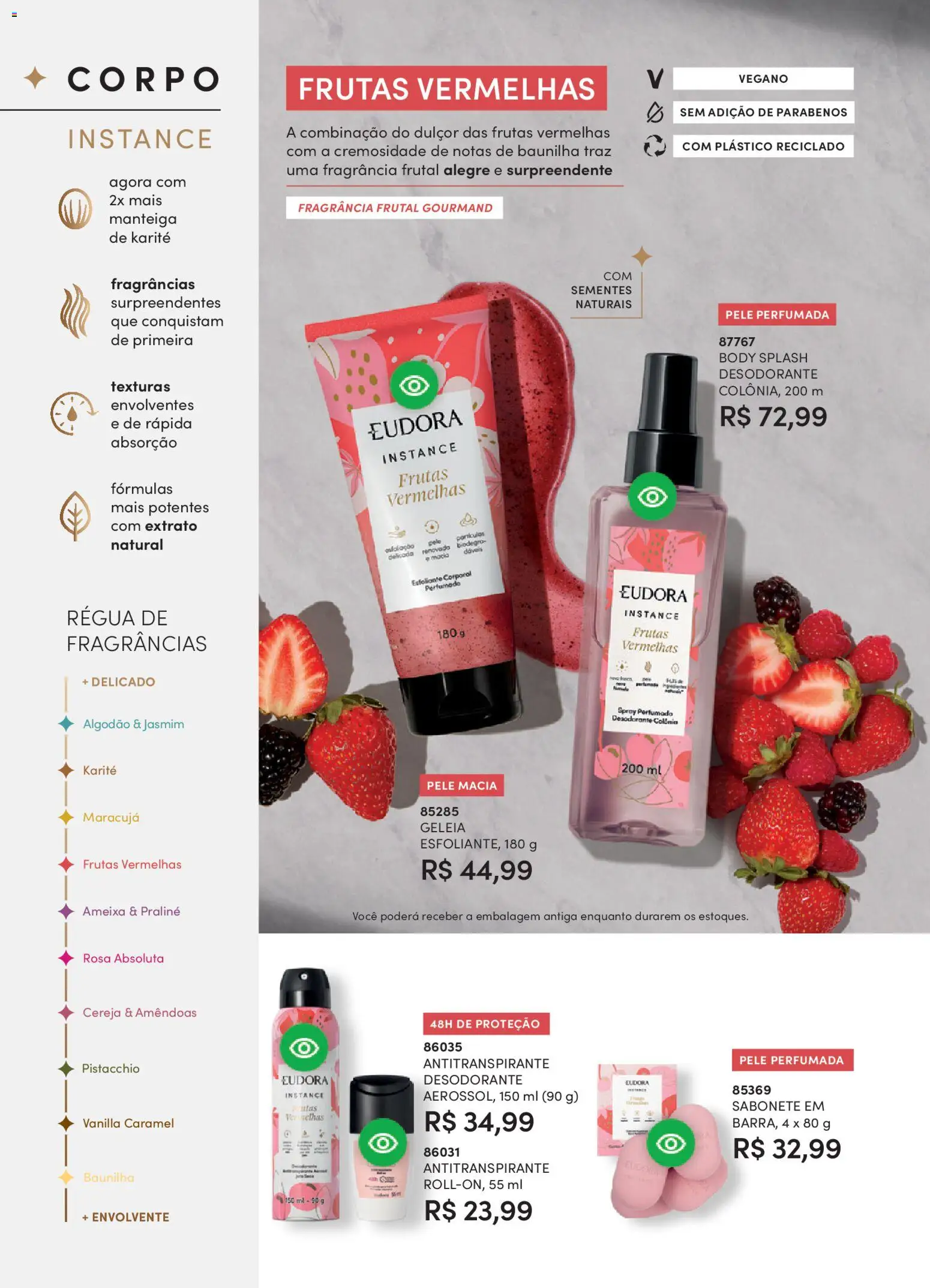 Eudora Folheto - válido de 17.12.2025 | Página: 115 | Produtos: Maracujá, Fragrância, Amêndoas, Ameixa