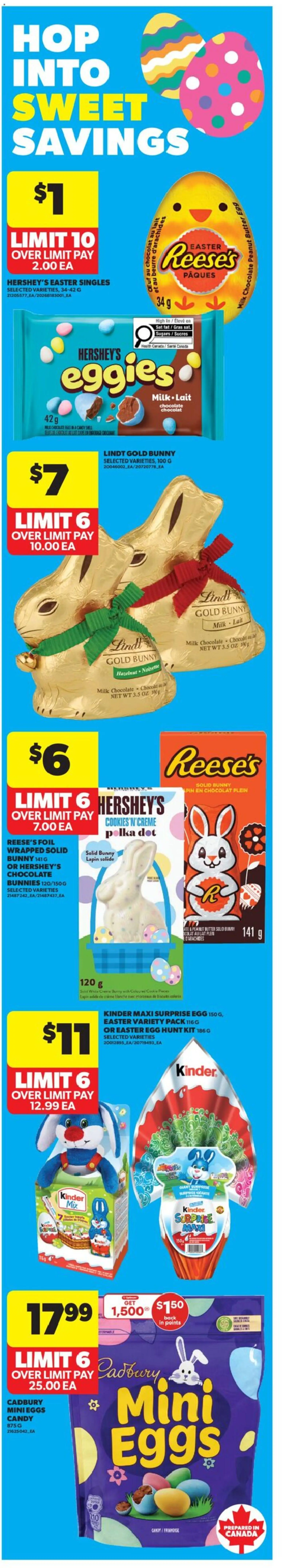 Real Canadian Superstore flyer valid from 26.03.2026 | Page: 3 | Products: Milk, Butter, Eggs, Chocolate