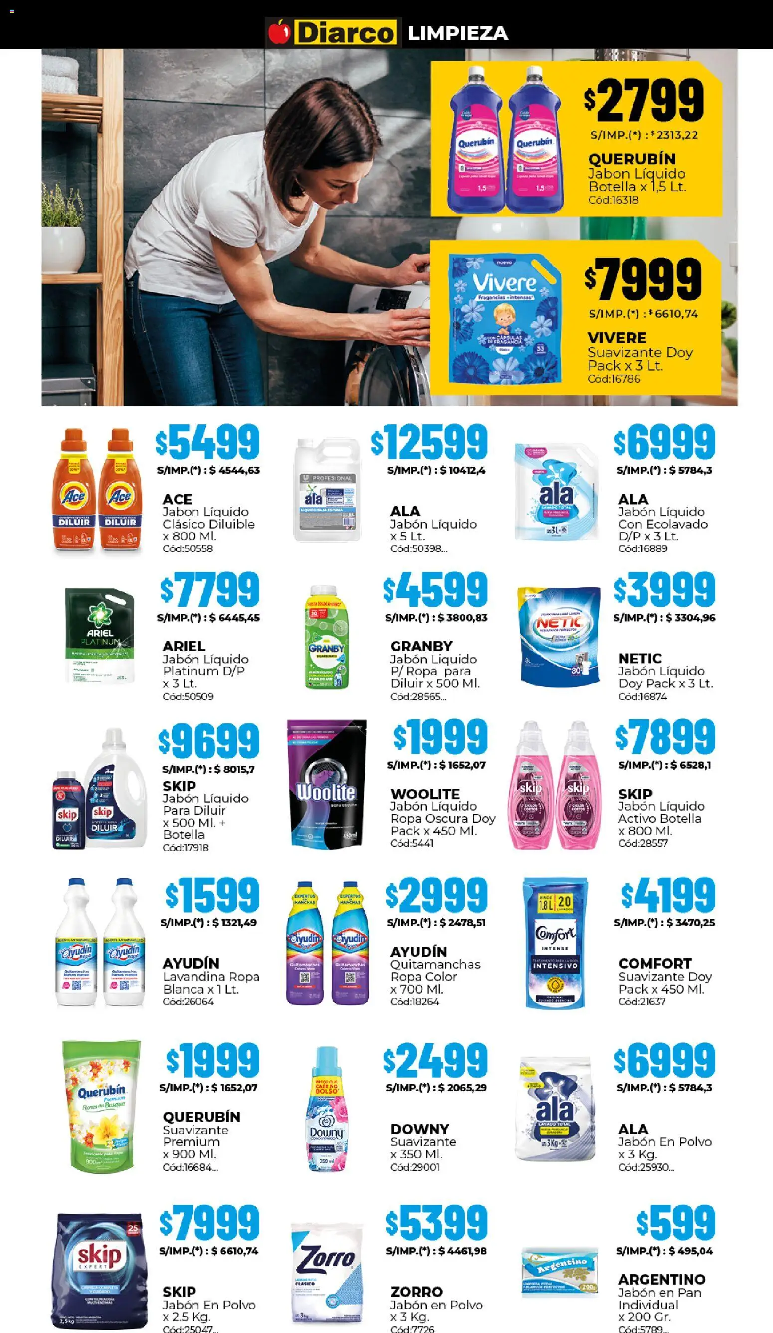 Diarco - Ofertas │ válido desde el 02.02.2026 | Página: 17 | Productos: Polvo, Jabón en polvo, Quitamanchas, Ropa