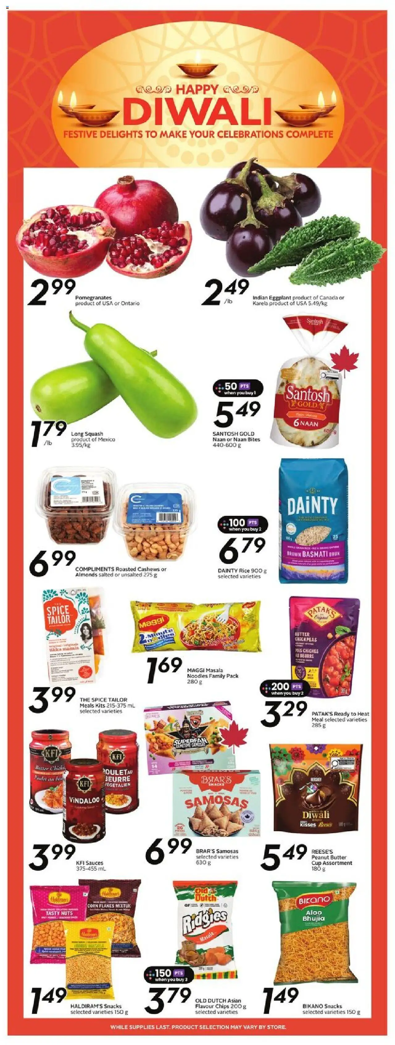 Sobeys flyer valid from 25.09.2025 | Page: 16 | Products: Noodles, Chips, Nuts, Butter