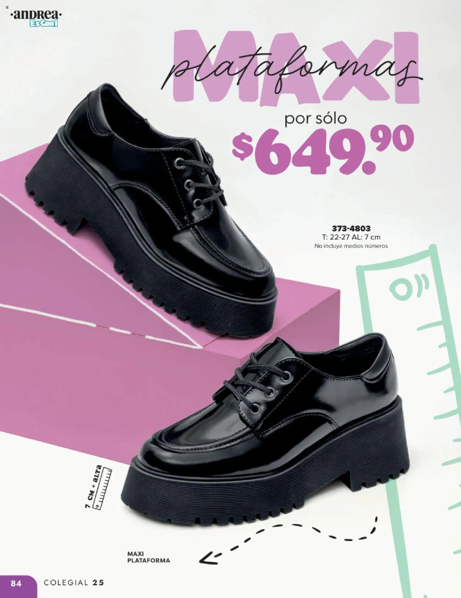 Nuevas ofertas de Andrea válidas en toda la República Mexicana desde el 25.05.2025. ¡Encuentra las mejores ofertas en Andrea catálogo Colegial ! | Página: 84