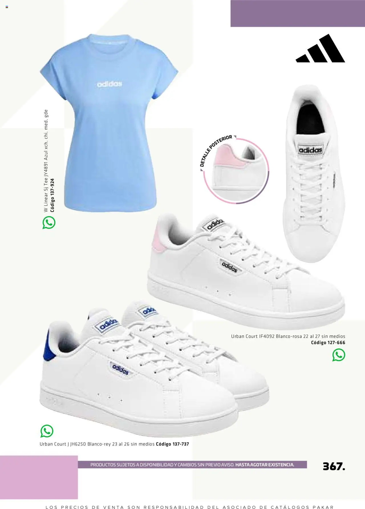 Nuevas ofertas de SC Pakar válidas en toda la República Mexicana desde el 29.08.2025. ¡Encuentra las mejores ofertas en SC Pakar - Catálogo Otoño Women! | Página: 367