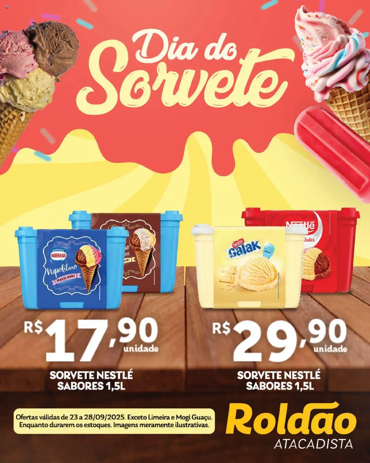 Roldão Folheto - válido de 23.09.2025 | Página: 4 | Produtos: Sorvete