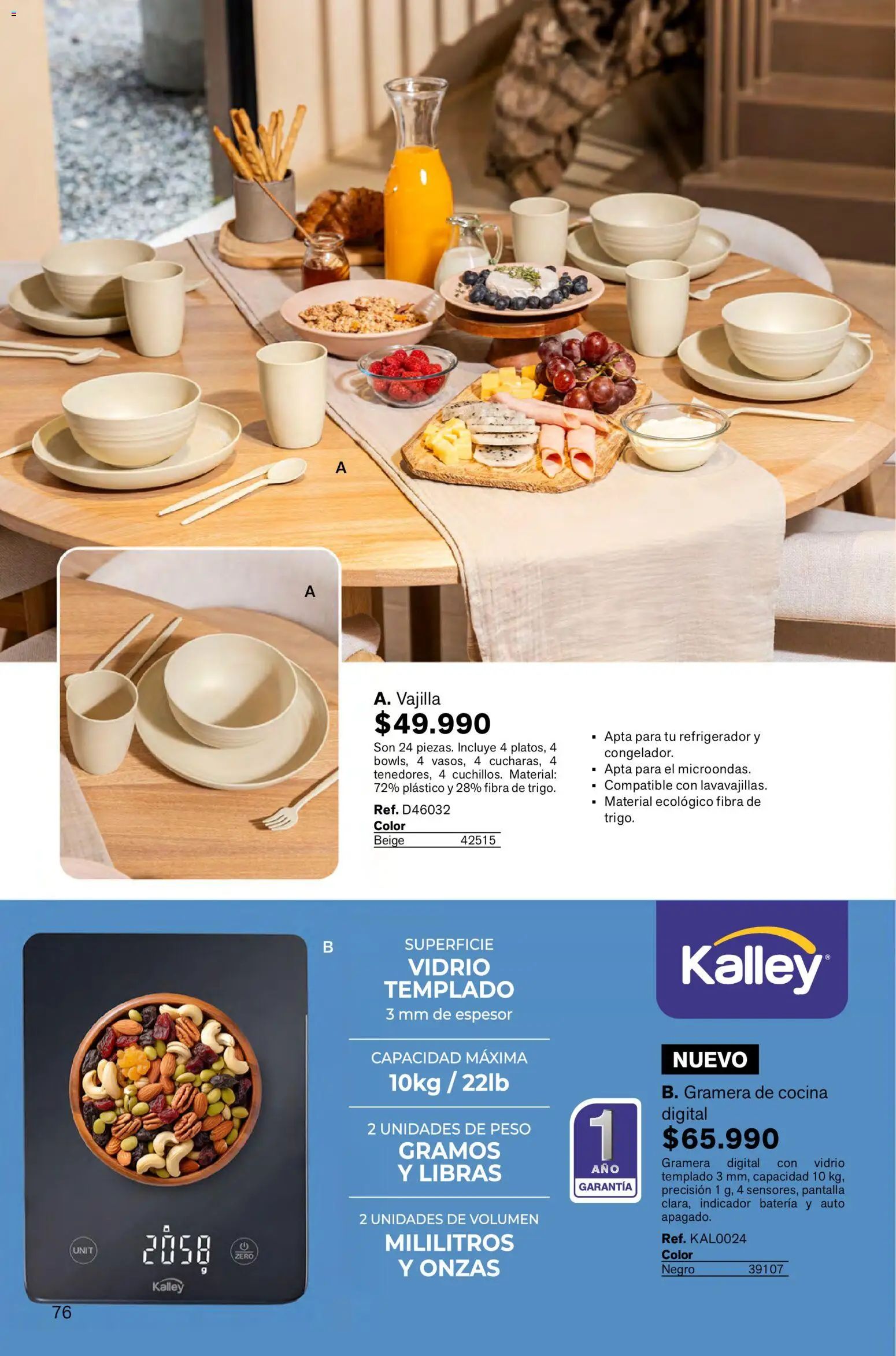 Leonisa revista - valida desde el 05.02.2026 | Página: 76 | Productos: Refrigerador, Cocina, Peso, Batería