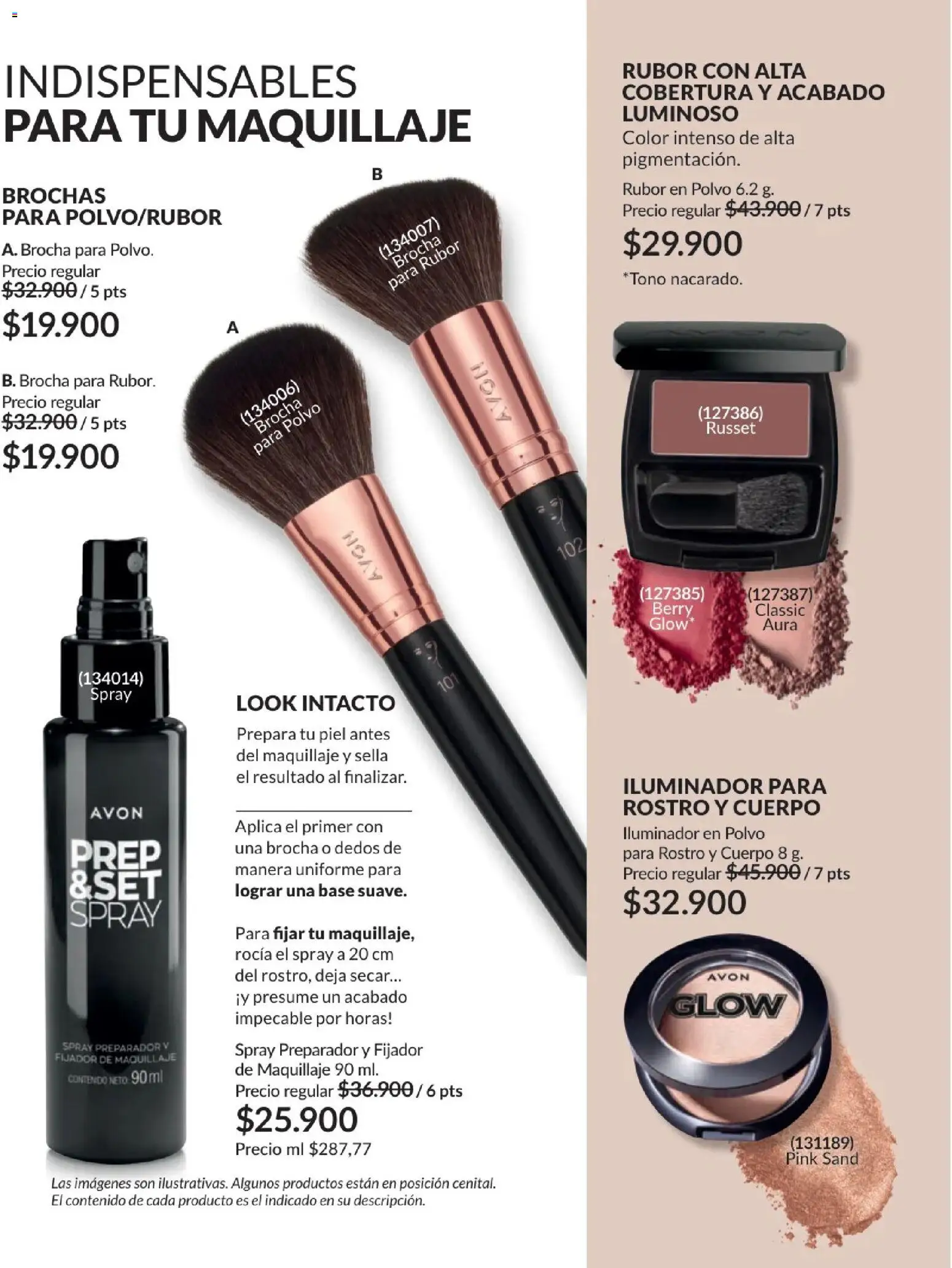 Avon revista - valida desde el 01.12.2025 | Página: 53 | Productos: Rubor, Brocha, Maquillaje, Polvo