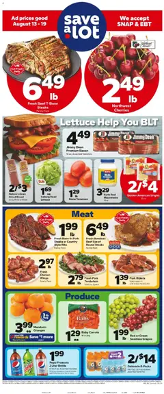 Preview of Save a Lot weekly ads valid from 13.08.2025