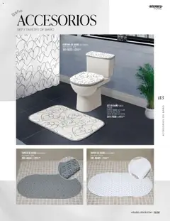Vista previa de Andrea - Catálogo Home - Otoño / Invierno, nuevo folleto de la tienda, válido en México a partir del 24.08.2025 | Página: 113 | Productos: Wc, Baño, Tapete
