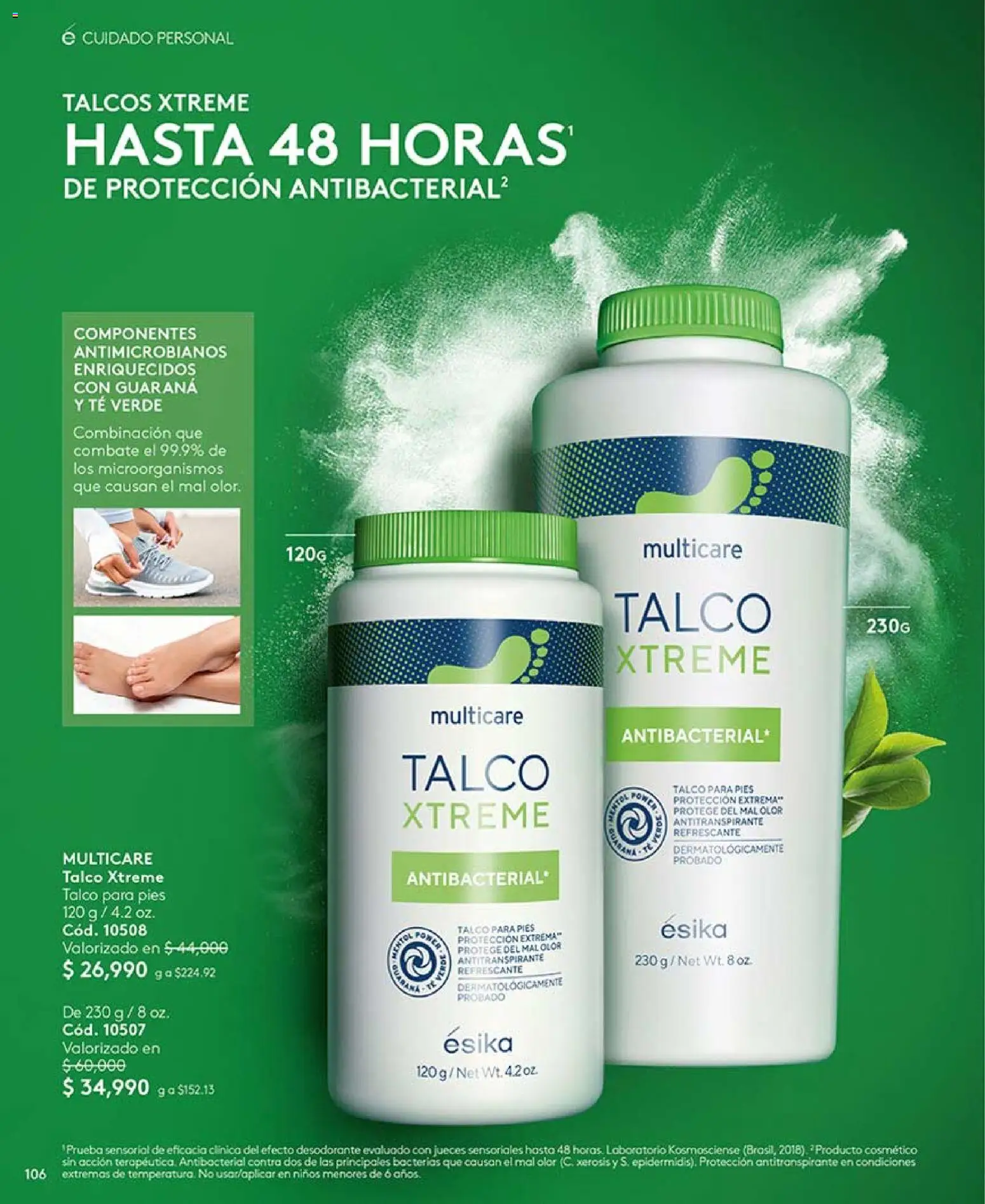 Ésika revista - valida desde el 03.04.2026 | Página: 106 | Productos: Té, Combinación, Desodorante, Antitranspirante