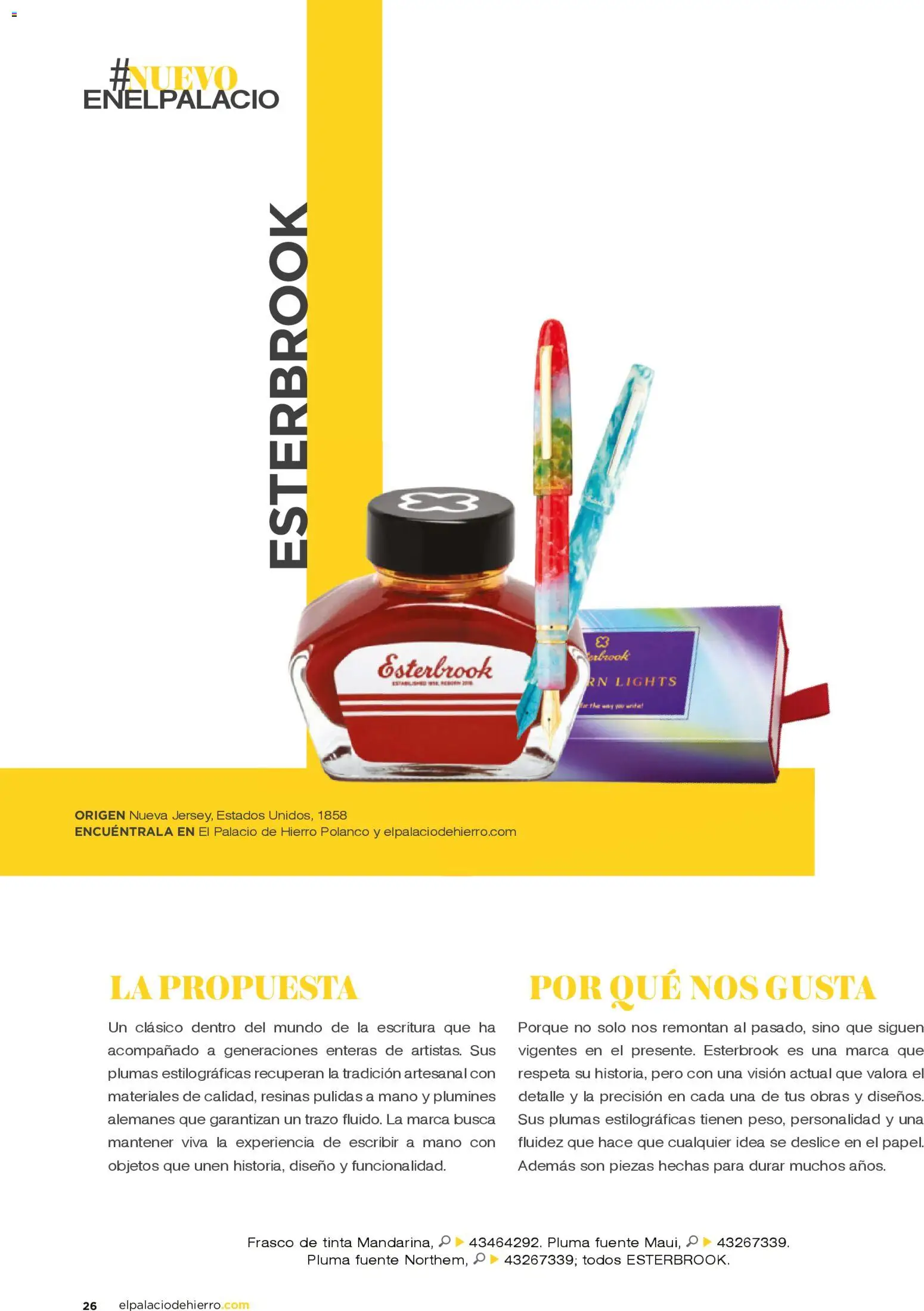 Nuevas ofertas de Palacio De Hierro válidas en toda la República Mexicana desde el 26.12.2025. ¡Encuentra las mejores ofertas en Palacio De Hierro catálogo! | Página: 28 | Productos: Fuente, Frasco