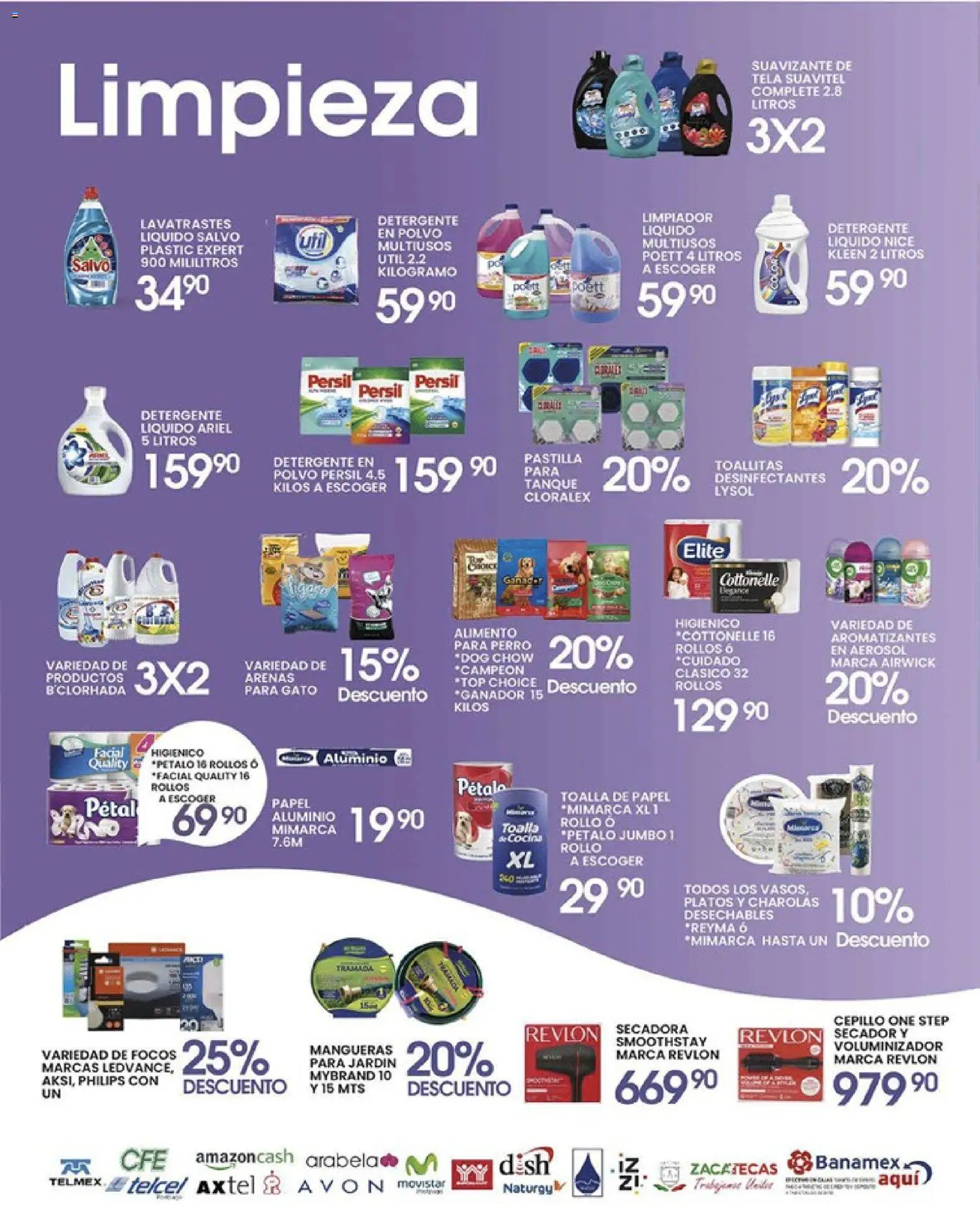 Nuevas ofertas de Alsuper válidas en toda la República Mexicana desde el 07.04.2026. ¡Encuentra las mejores ofertas en Alsuper folleto Calera! | Página: 5 | Productos: Suavizante, Toalla, Cocina, Top