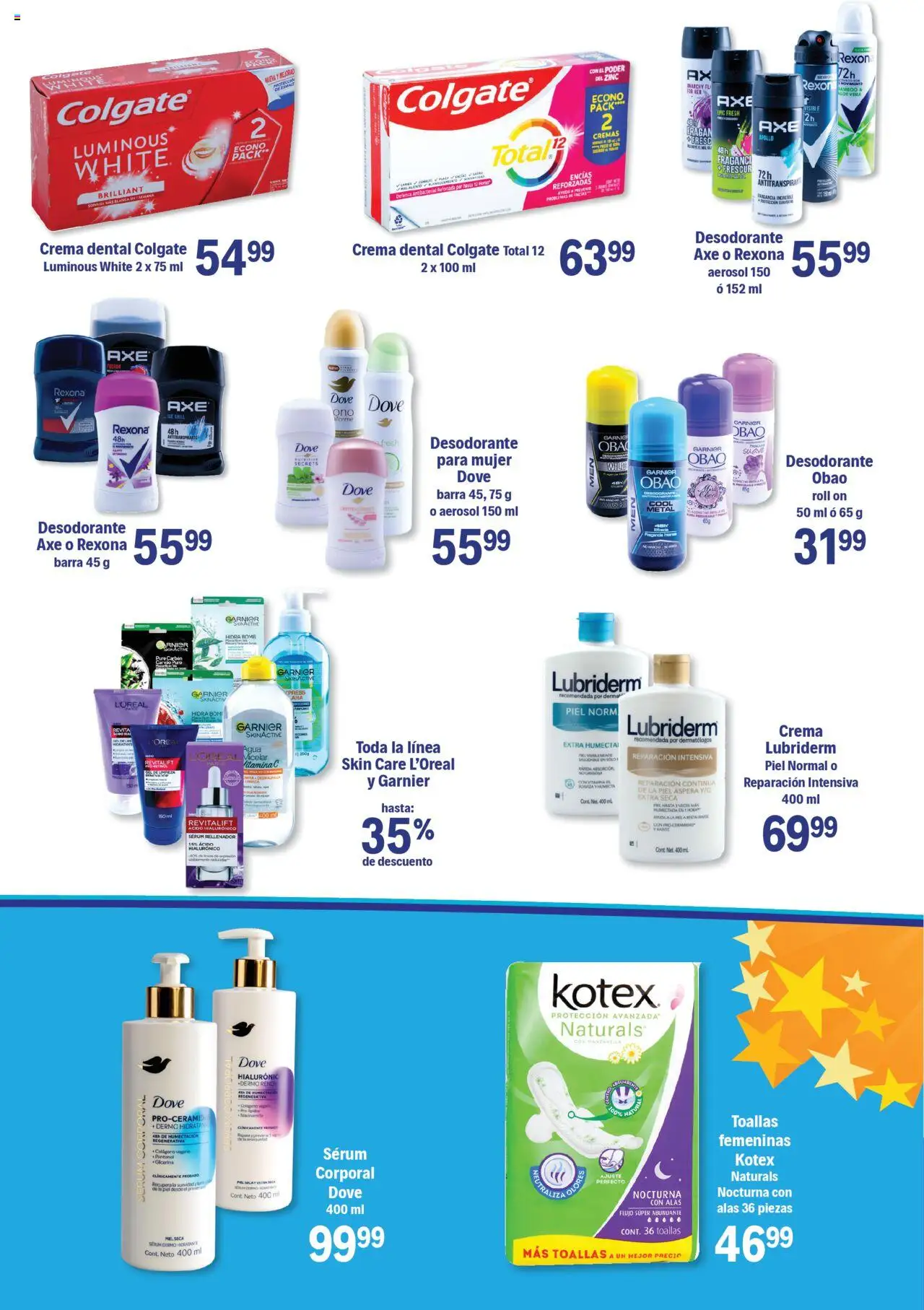 Nuevas ofertas de S-Mart válidas en toda la República Mexicana desde el 14.10.2025. ¡Encuentra las mejores ofertas en S-Mart - Folleto de Feria - Monterrey! | Página: 5 | Productos: Antitranspirante, Serum, Toallas, Fragancia