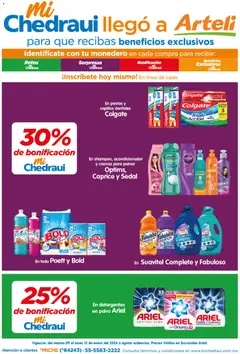 Vista previa de Arteli folleto MiChedraui, nuevo folleto de la tienda, válido en México a partir del 09.01.2026
