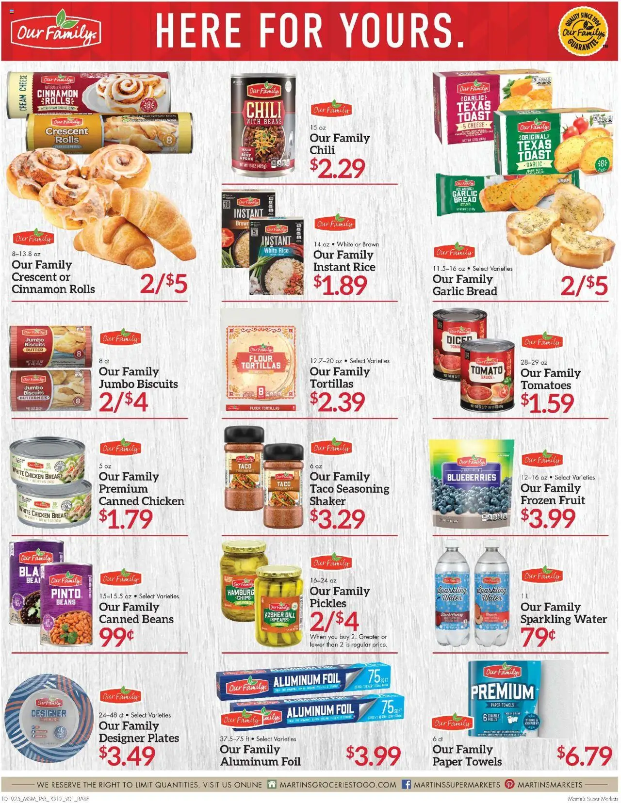 Martin’s Weekly Ad - valid from 19.10.2025 | Page: 12 | Products: Bread, Chips, Sauce, Blueberries