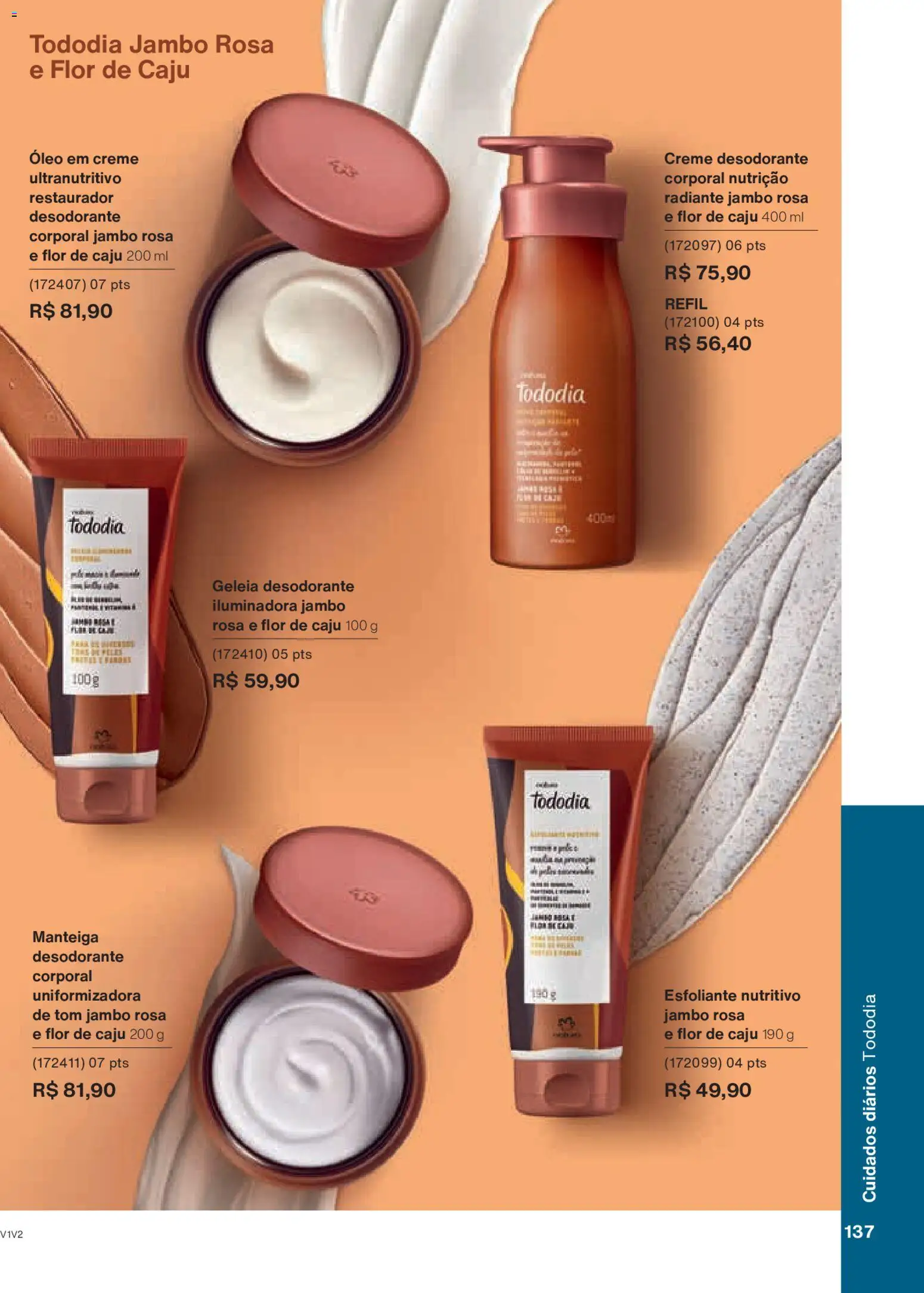 Natura Folheto - válido de 30.10.2025 | Página: 137 | Produtos: Caju, Manteiga, Geleia, Creme