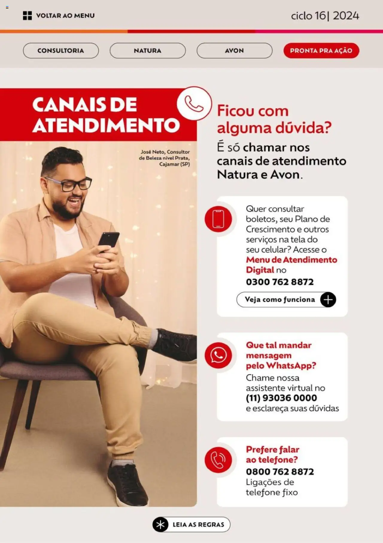 Avon Folheto - válido de 26.09.2025 | Página: 96 | Produtos: Celular, Tela, Telefone