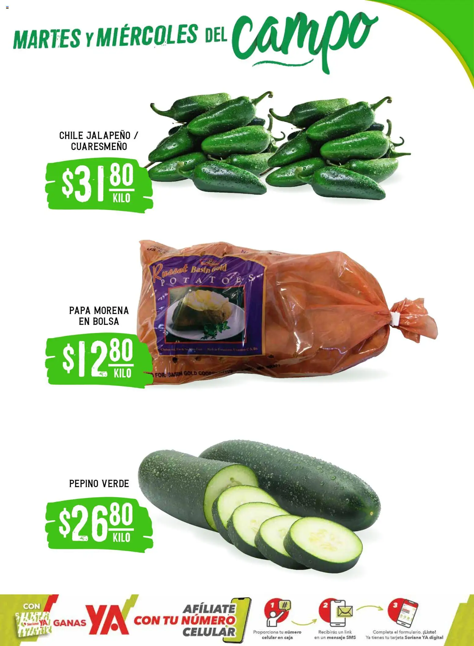 Nuevas ofertas de Soriana válidas en toda la República Mexicana desde el 10.03.2026. ¡Encuentra las mejores ofertas en Soriana Martes y Miércoles del Campo Súper: Saltillo y Torreón! | Página: 3 | Productos: Papa, Bolsa, Caja