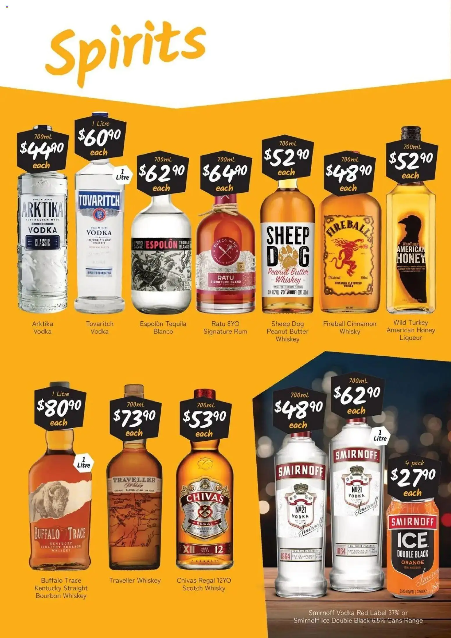 Cellarbrations catalogue - valid from 19.04.2026 | Page: 4 | Products: Butter, Honey, Vodka, Rum