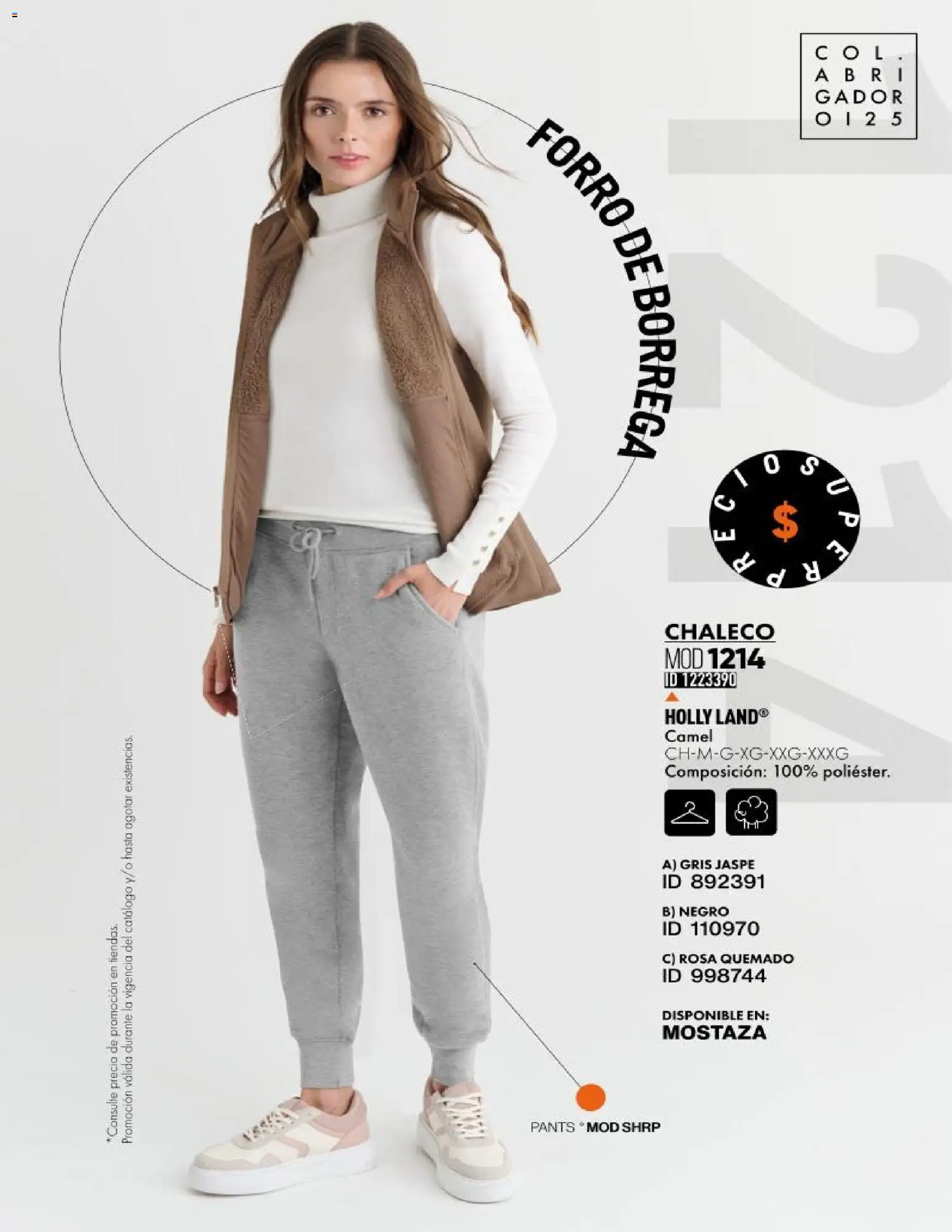 Nuevas ofertas de Price Shoes válidas en toda la República Mexicana desde el 11.11.2025. ¡Encuentra las mejores ofertas en Price Shoes catálogo ! | Página: 173 | Productos: Chaleco, Mostaza