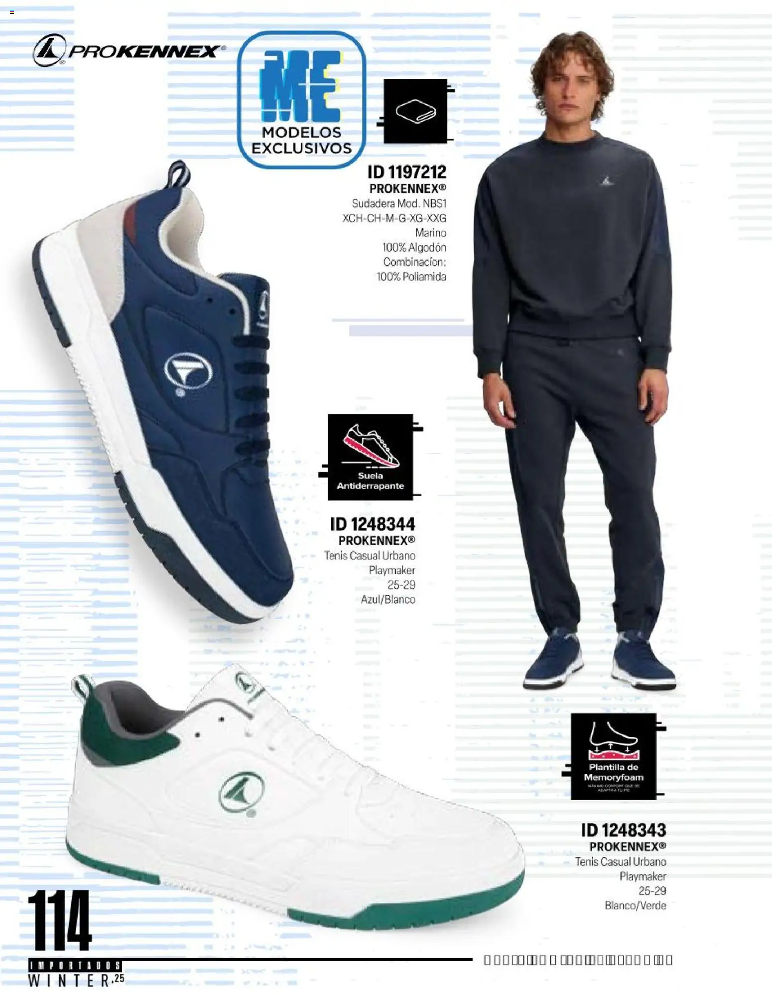 Nuevas ofertas de Price Shoes válidas en toda la República Mexicana desde el 11.11.2025. ¡Encuentra las mejores ofertas en Price Shoes catálogo Importados Winter 2025  ! | Página: 114 | Productos: Tenis, Algodón, Sudadera