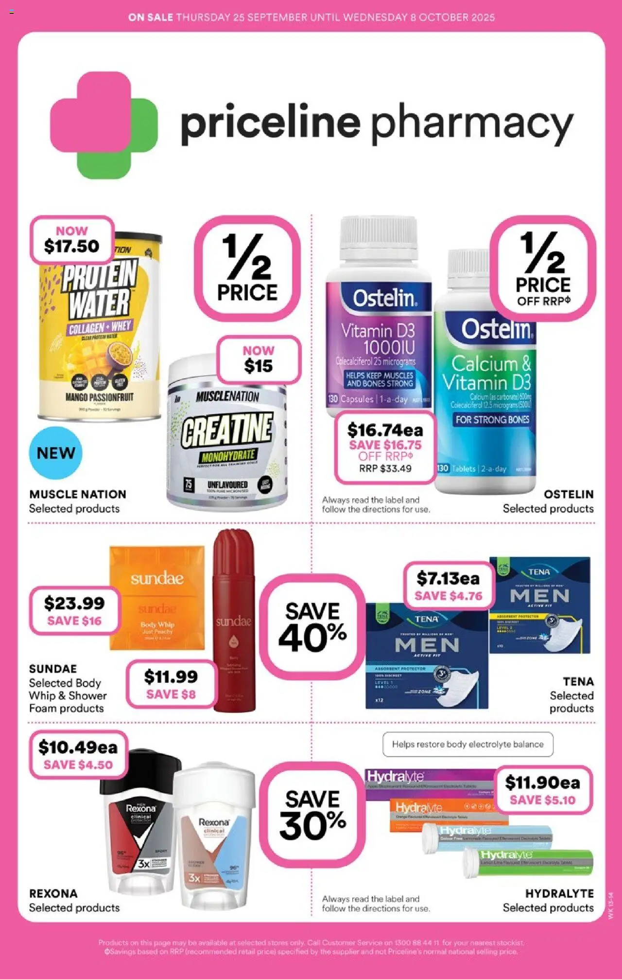 Priceline Pharmacy catalogue - valid from 25.09.2025 | Page: 32 | Products: Passionfruit, Water, Mango, Vitamin
