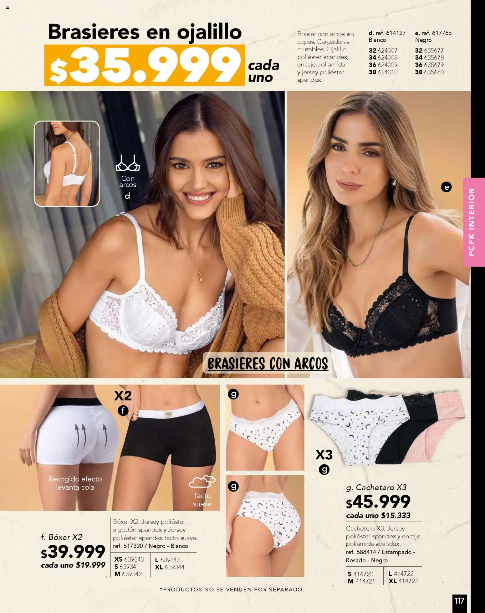 Pacifika revista - valida desde el 01.11.2025 | Página: 117 | Productos: Algodón, Brasier, Cachetero