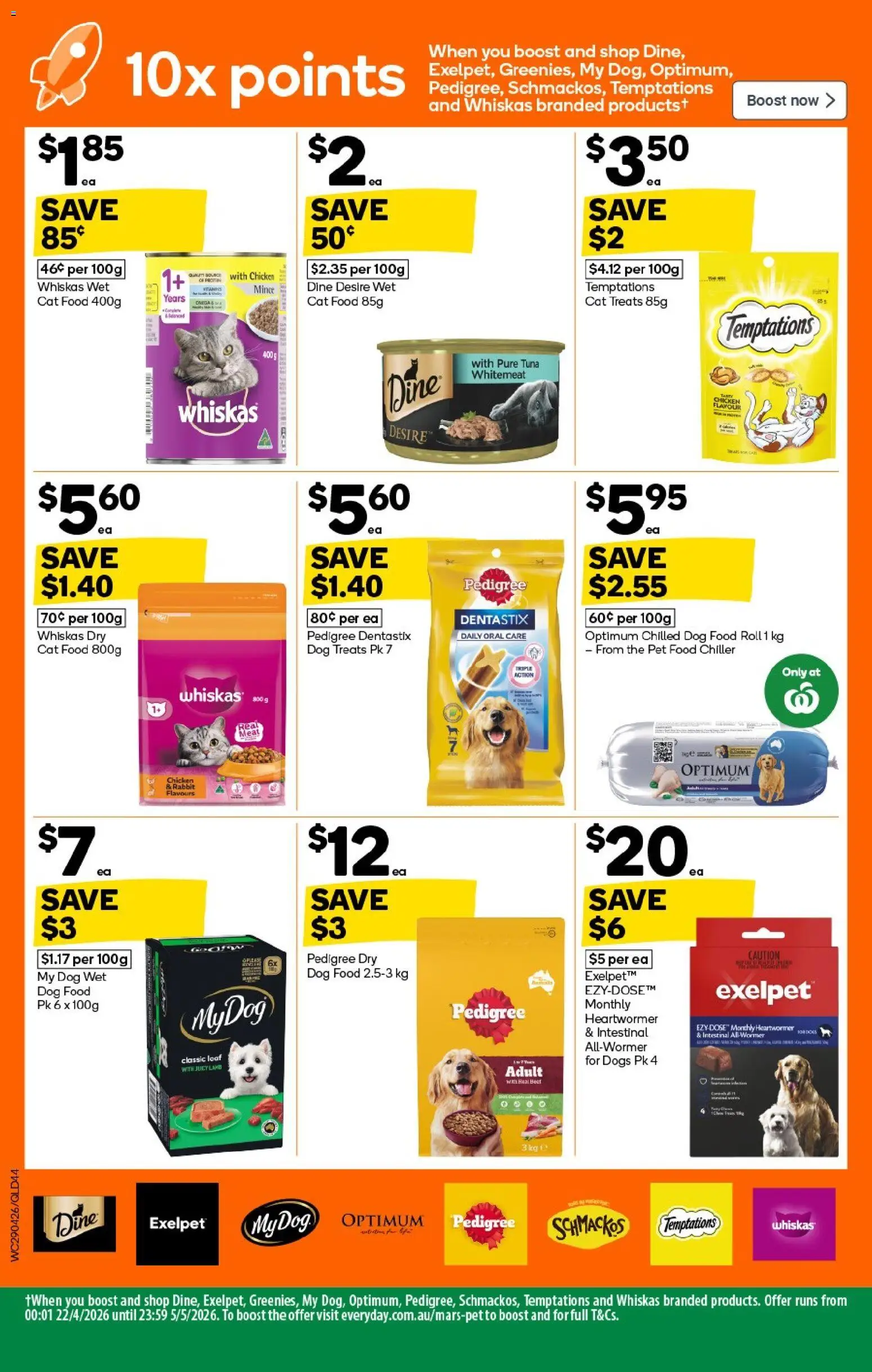 Woolworths catalogue - valid from 29.04.2026 | Page: 44 | Products: Chicken, Beef, Meat, Dog food