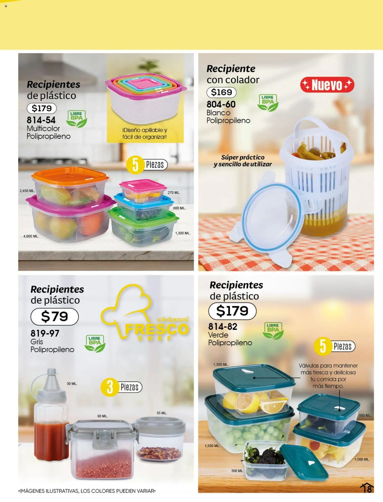 Nuevas ofertas de Cklass válidas en toda la República Mexicana desde el 02.01.2026. ¡Encuentra las mejores ofertas en Cklass catálogo Home! | Página: 19 | Productos: Colador