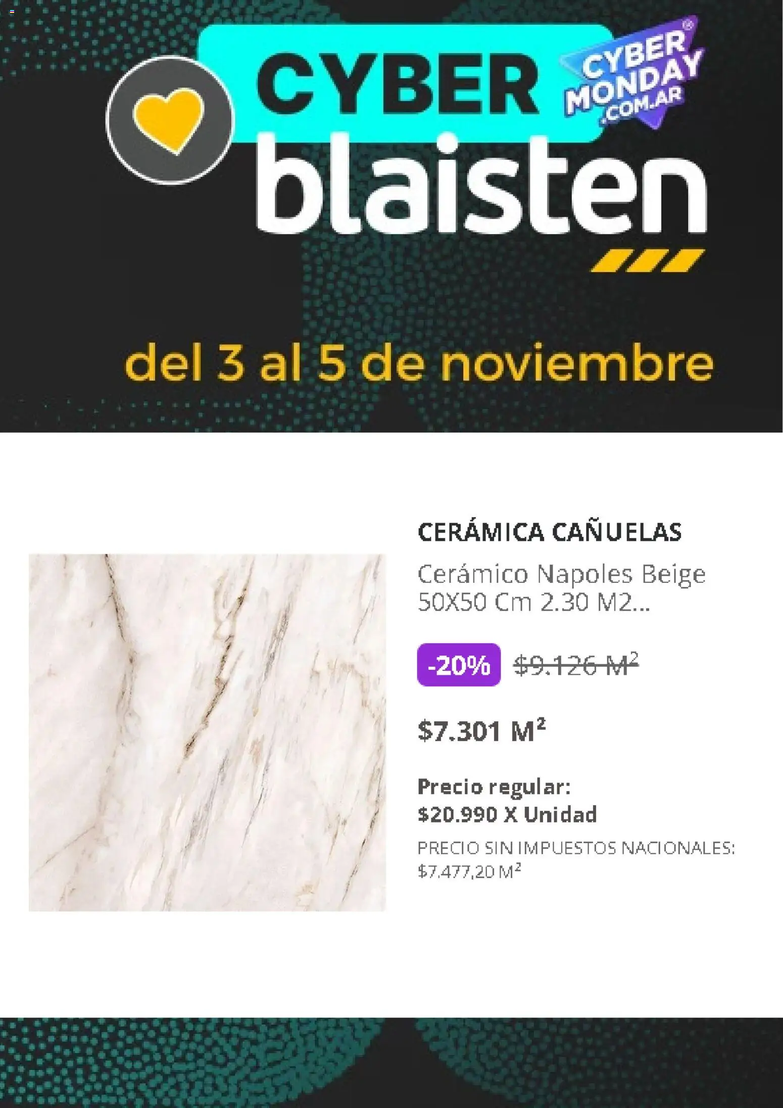 Blaisten - Cyber Monday  │ válido desde el 03.11.2025 | Página: 10 | Productos: Cerámico