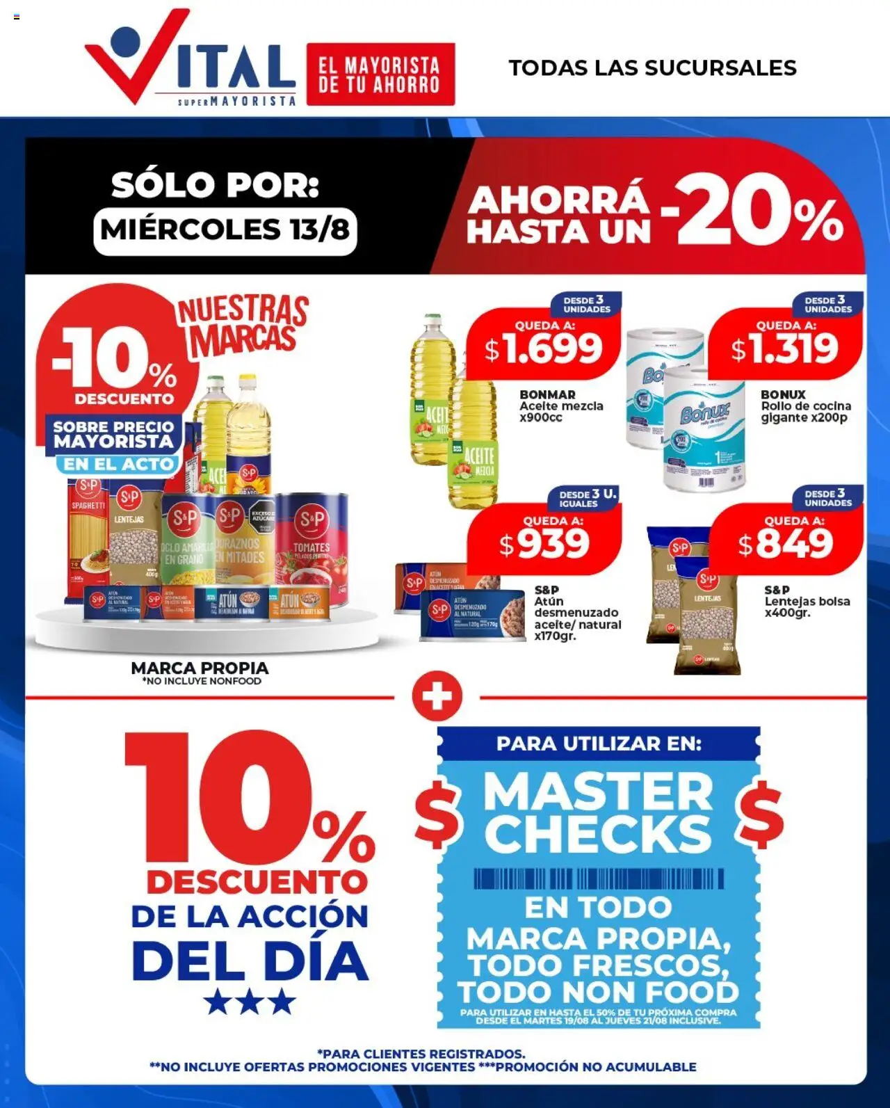 Vital - Sólo por Miércoles y Jueves │ válido desde el 13.08.2025 | Página: 2 | Productos: Bolsa, Cocina, Sobre, Aceite