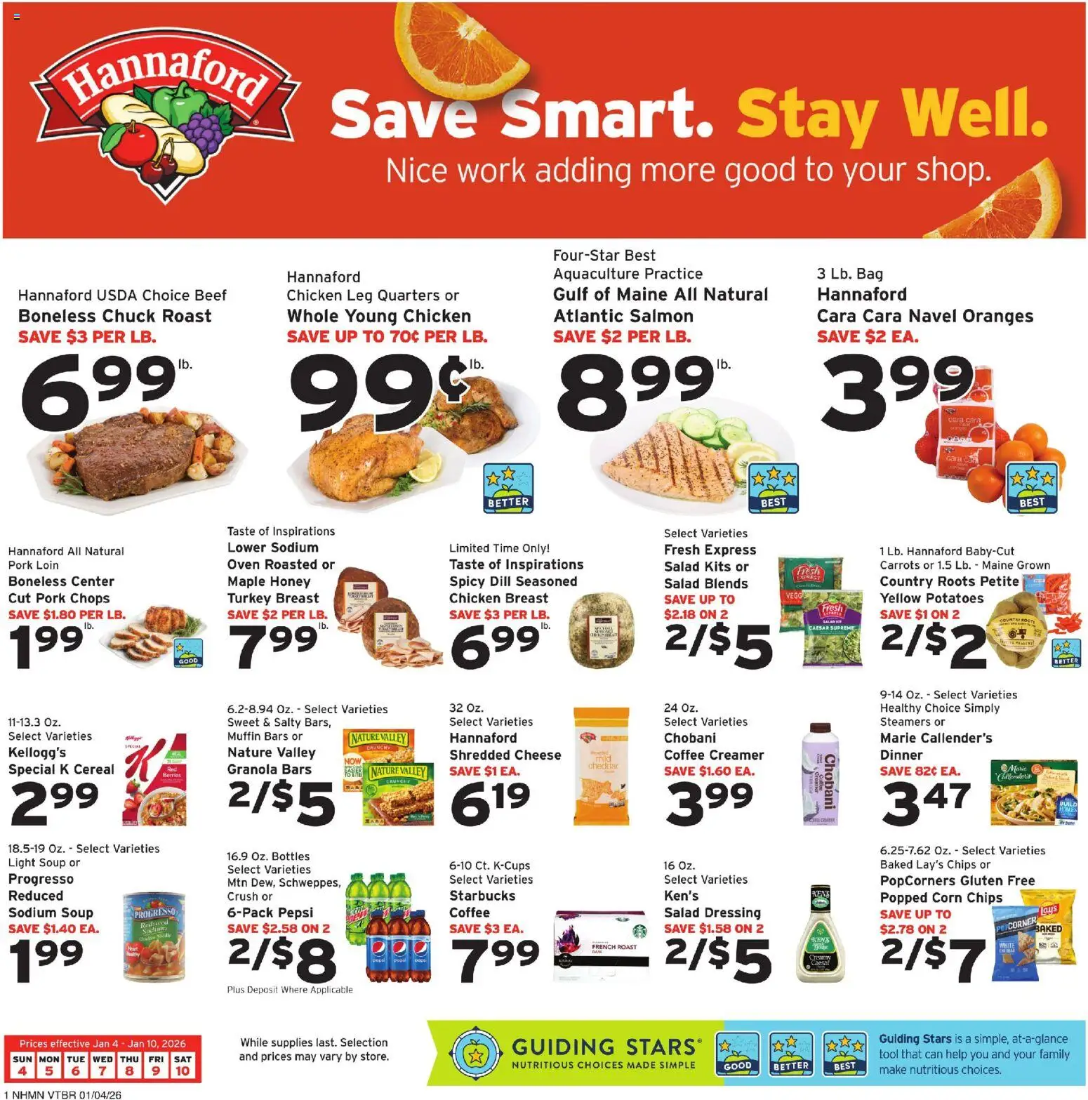 Hannaford Weekly Ad - valid from 04.01.2026 | Page: 1