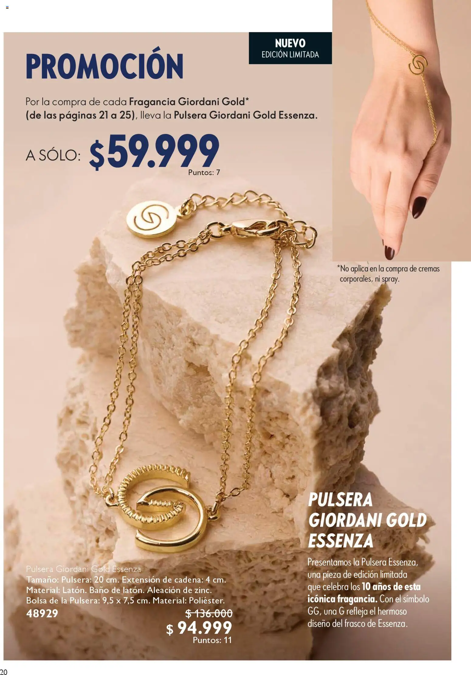 Oriflame revista - valida desde el 06.12.2025 | Página: 20 | Productos: Pulsera, Cadena, Baño, Fragancia