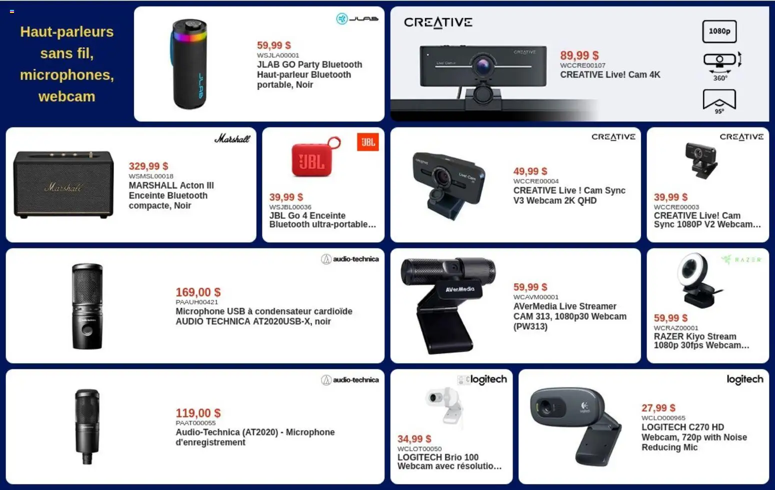 Canada Computers flyer valid from 24.04.2026 | Page: 12 | Products: Audio, Microphone