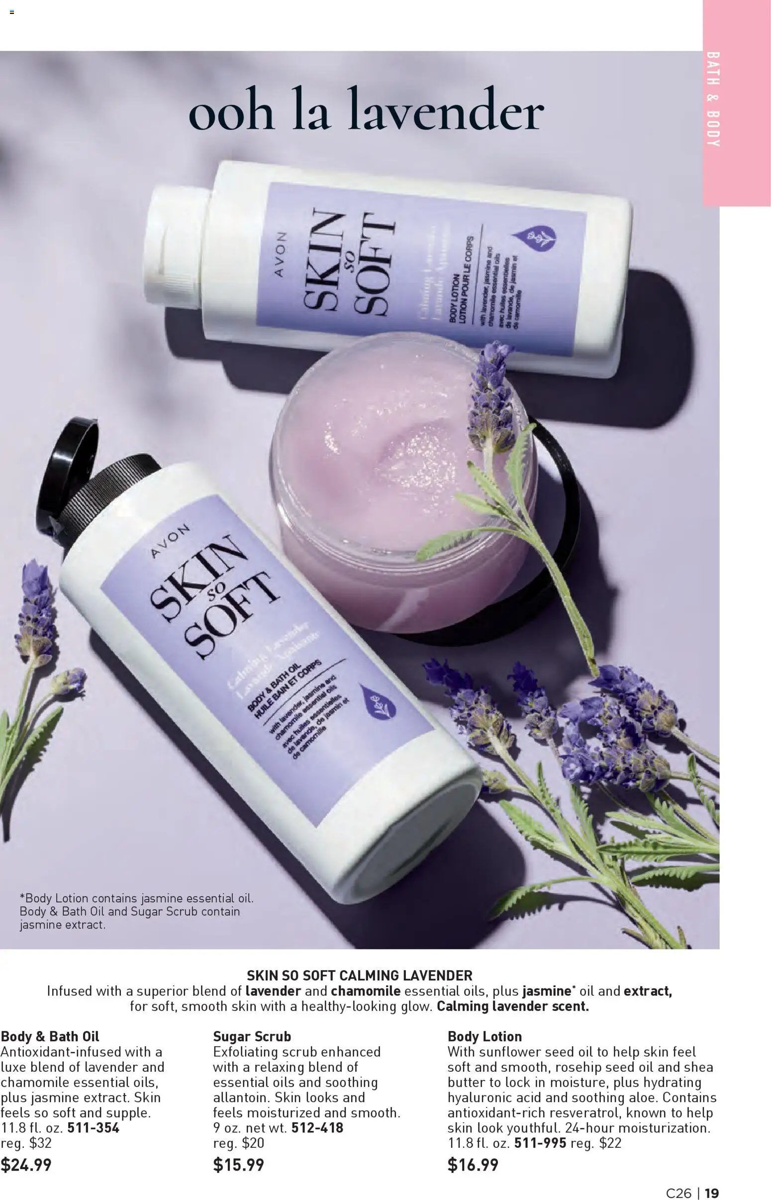 Avon Brochure - valid from 17.12.2025 | Page: 19 | Products: Bath, Butter, Oil, Sugar
