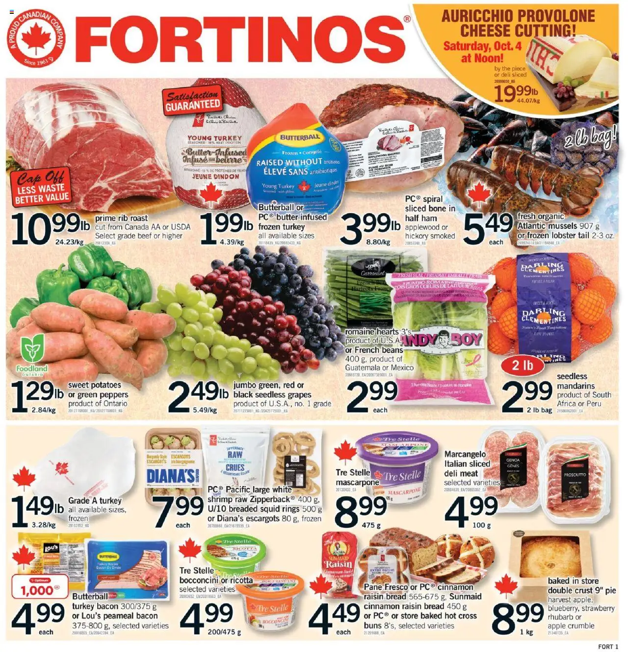 Fortinos flyer valid from 02.10.2025 | Page: 1