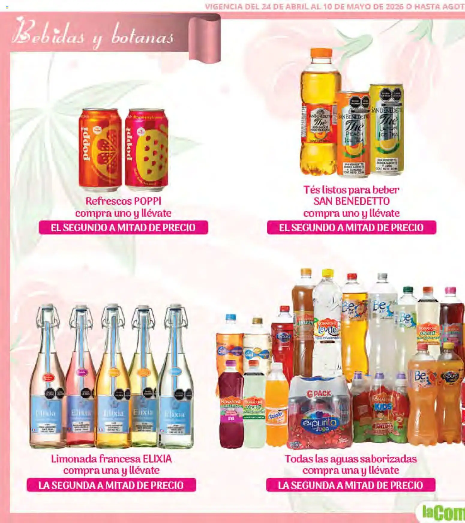 Nuevas ofertas de La Comer válidas en toda la República Mexicana desde el 24.04.2026. ¡Encuentra las mejores ofertas en La Comer folleto Mamá es lo más importante! | Página: 24 | Productos: Jugo