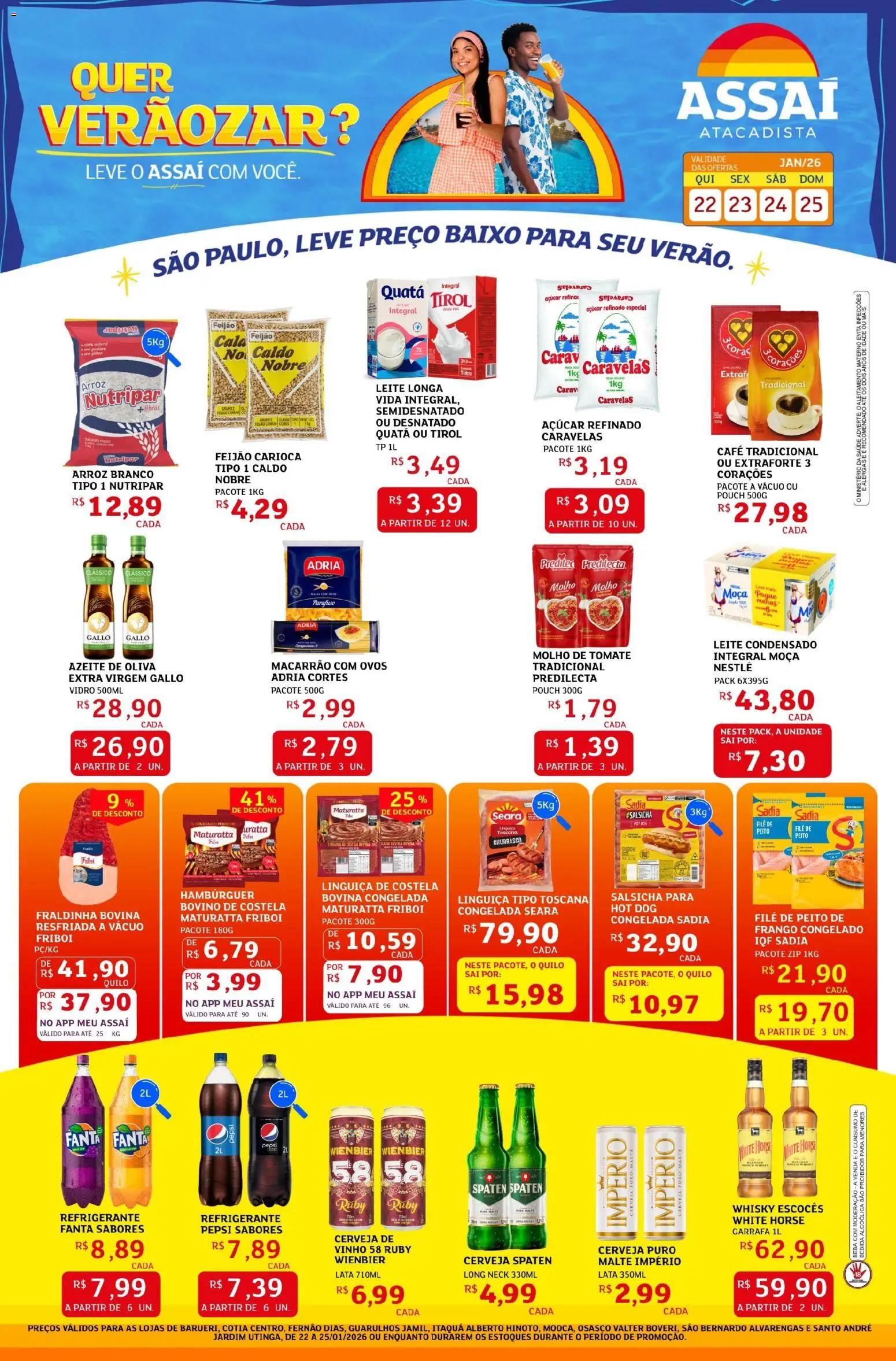 Assaí Atacadista Folheto - válido de 22.01.2026 | Página: 1