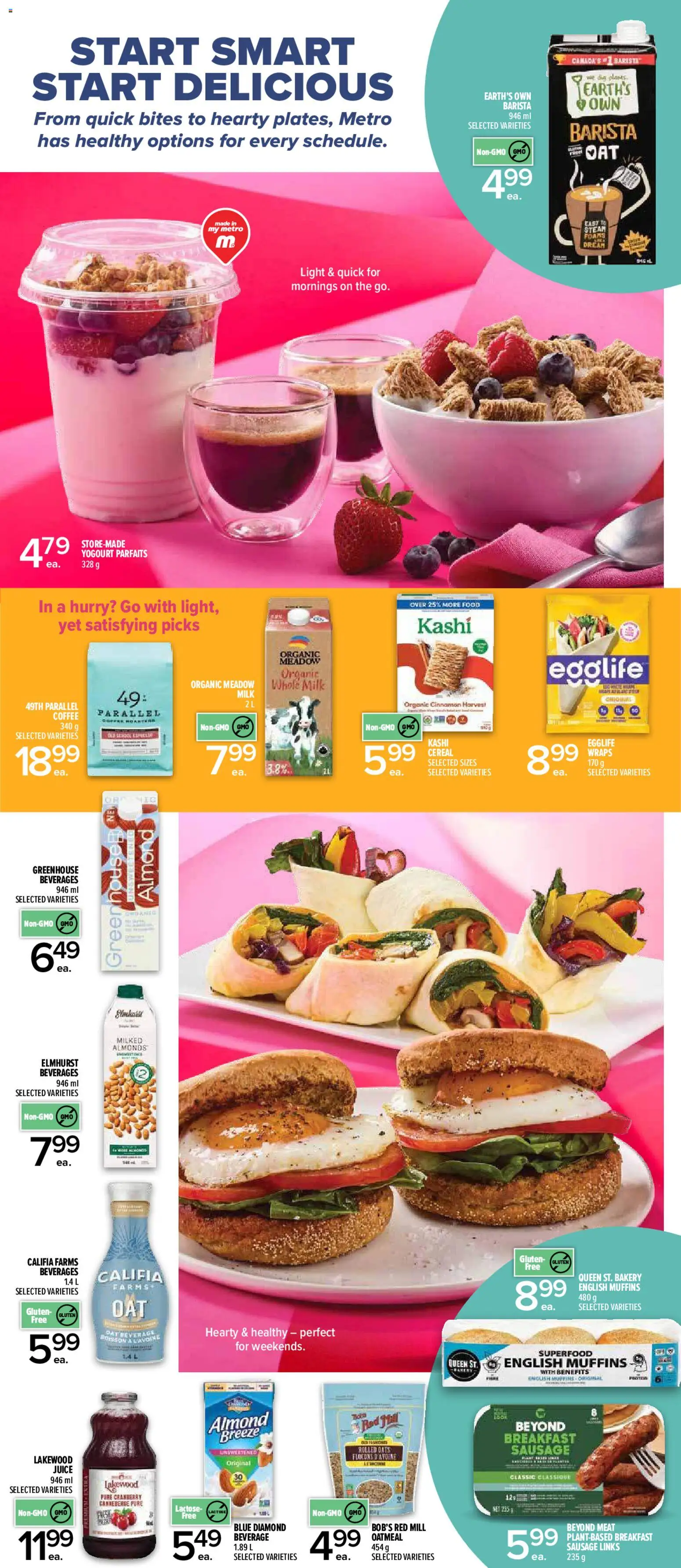 Metro flyer valid from 08.01.2026 | Page: 6 | Products: Bakery, Milk, Coffee, Juice