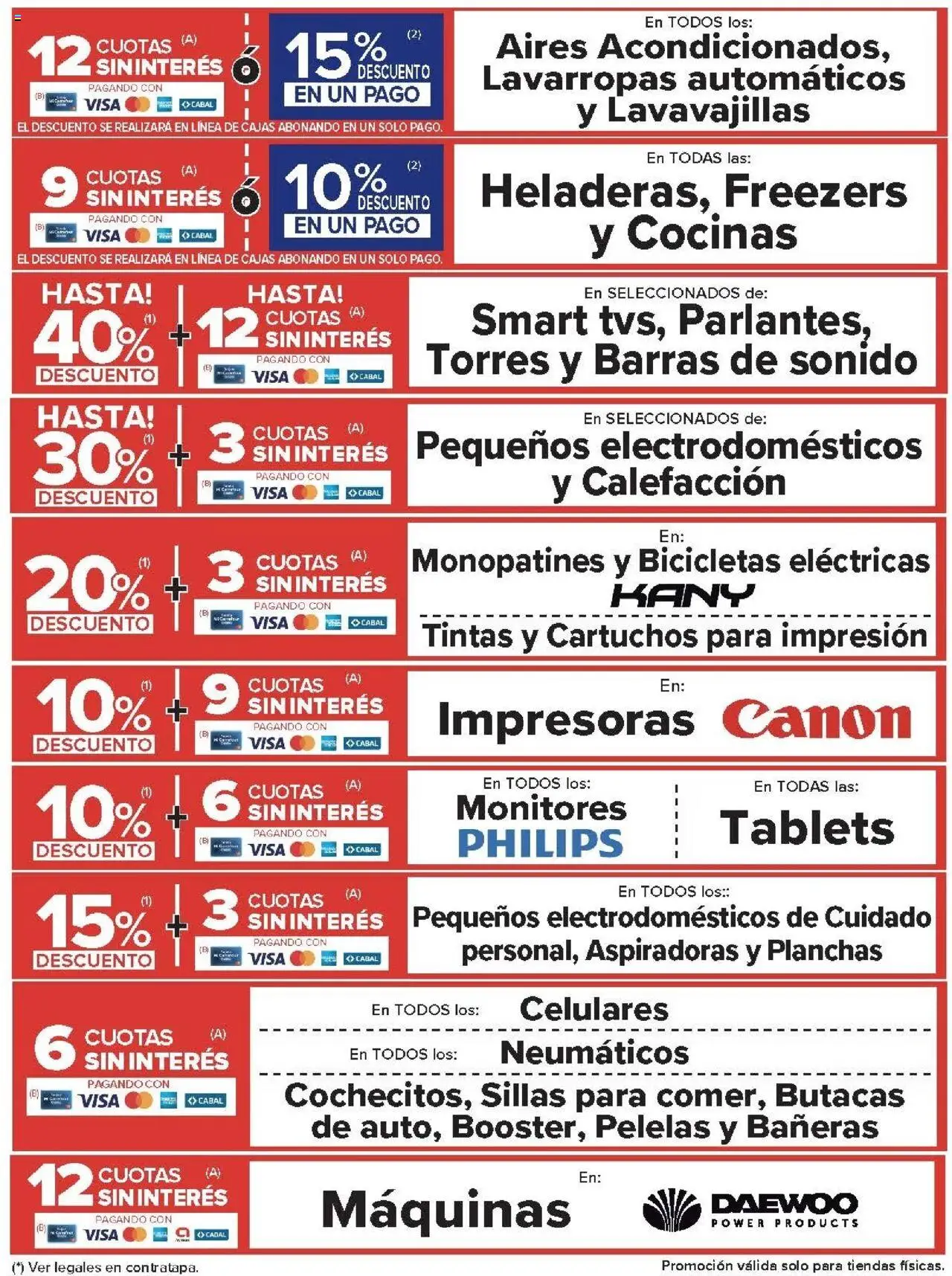 Carrefour ofertas │ válido desde el 18.06.2025 | Página: 20 | Productos: Neumáticos, Lavavajillas, Lavarropas